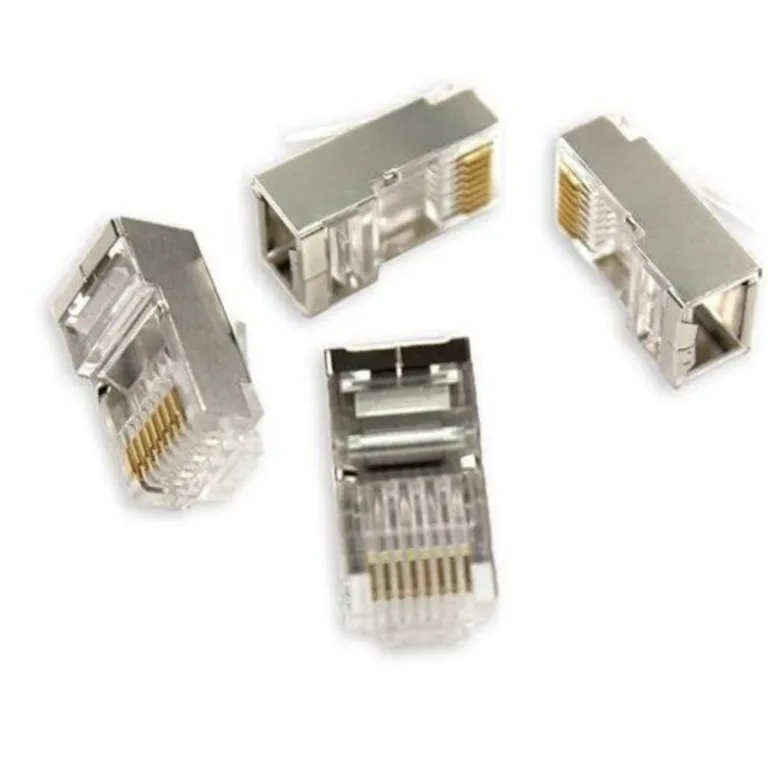RJ45 metallic CAT6 Network Plug Connector