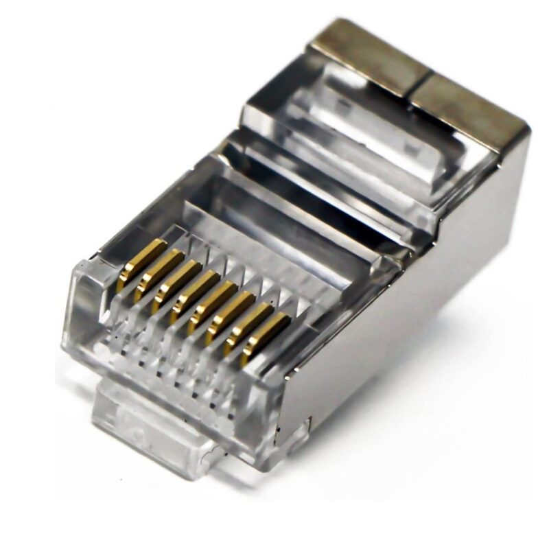 RJ45 metallic CAT6 Network Plug Connector