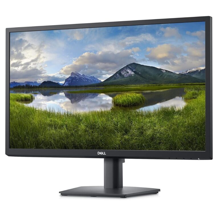 Dell E2423H 23.8 inch FHD Monitor, Black Color, Connectivity : 1 VGA, 1 DisplayPort 1.2