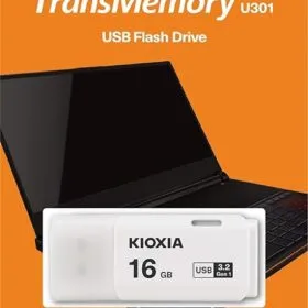 KIOXIA 16GB TransMemory U301W USB 3.2 Flash Drive