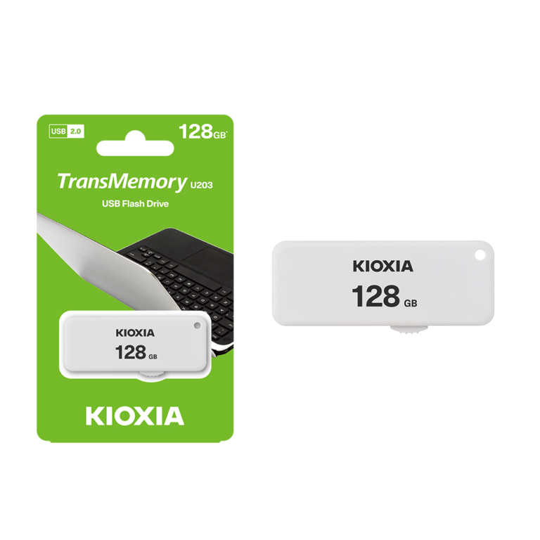 KIOXIA 128GB TransMemory U202W USB 2.0 Flash Drive