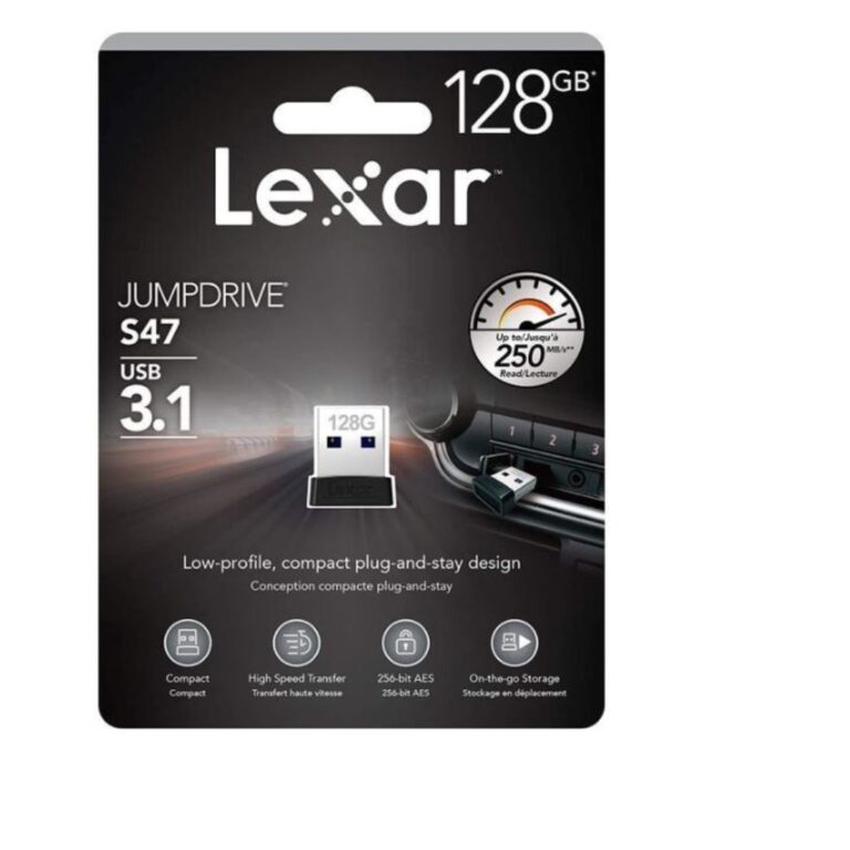 Lexar 128GB JumpDrive S47 USB 3.1 Flash Drive