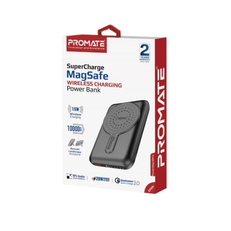 Promate PowerMag-10 Pro SuperCharge MagSafe Wireless Power Bank