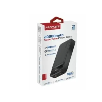 Promate 20W 20000mAh Super-Slim Power Bank (Torq-20)