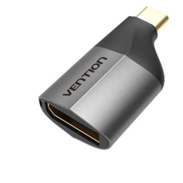 Vention Type-C to DP Adapter Gray Metal Type