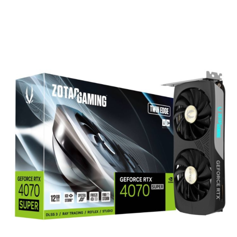 ZOTAC GAMING GeForce RTX 4070 SUPER Twin Edge OC 12GB GDDR6X