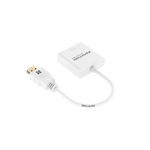 Promate HDMI to VGA Display Adaptor With Up to 1080p HD Resolution