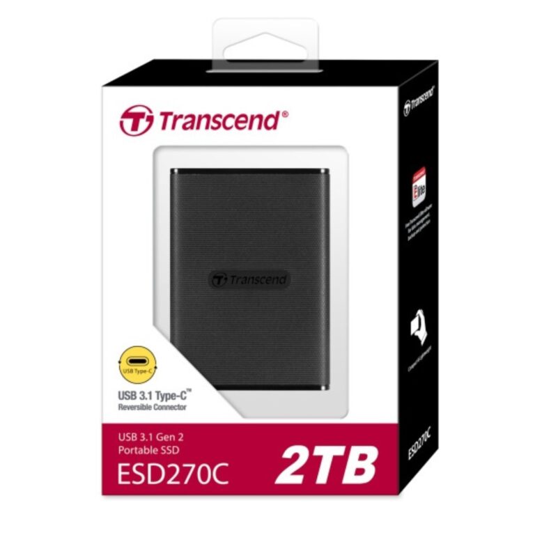 2TB Transcend ESD270C Portable SSD USB 3.1 Type-C