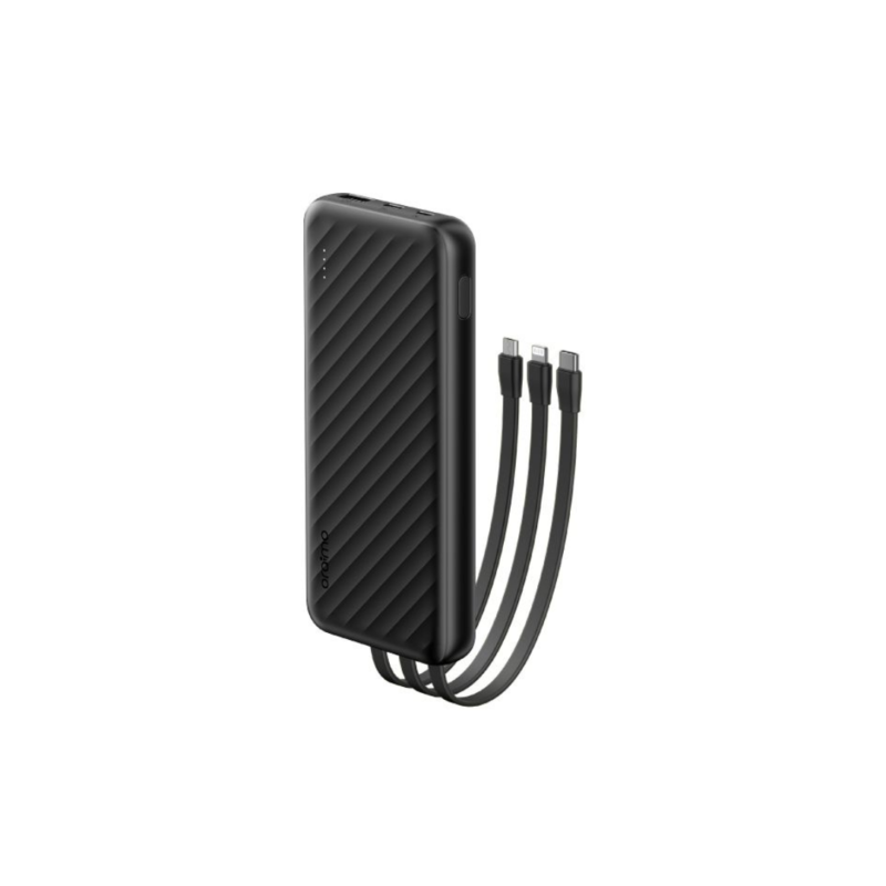 Oraimo Slice Link 10000mAh 12W Fast Charge 3 in 1 Portable Power Bank