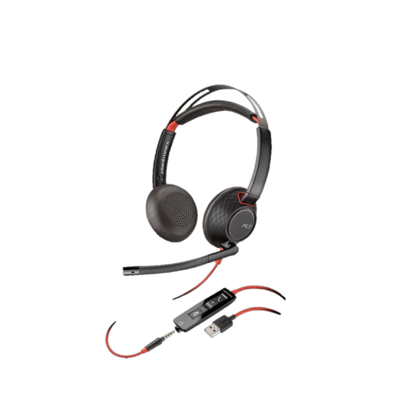 Plantronics Blackwire C5220 Binaural Headset with USB-A