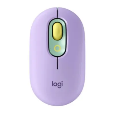 Logitech POP Wireless Mouse-Lavender