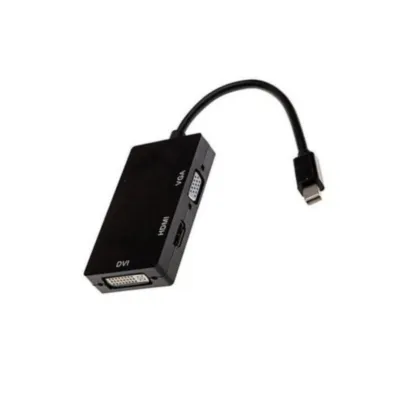 Mini DisplayPort DP to HDMI DVI VGA Adapter 3-in-1 Converter