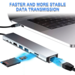 Type-C 8-in-1 Adapter Multifunction Hub
