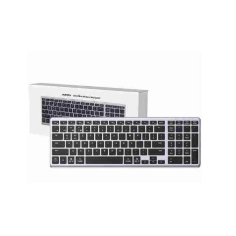 UGREEN Ultra Slim Wireless & Bluetooth Rechargeable Keyboard