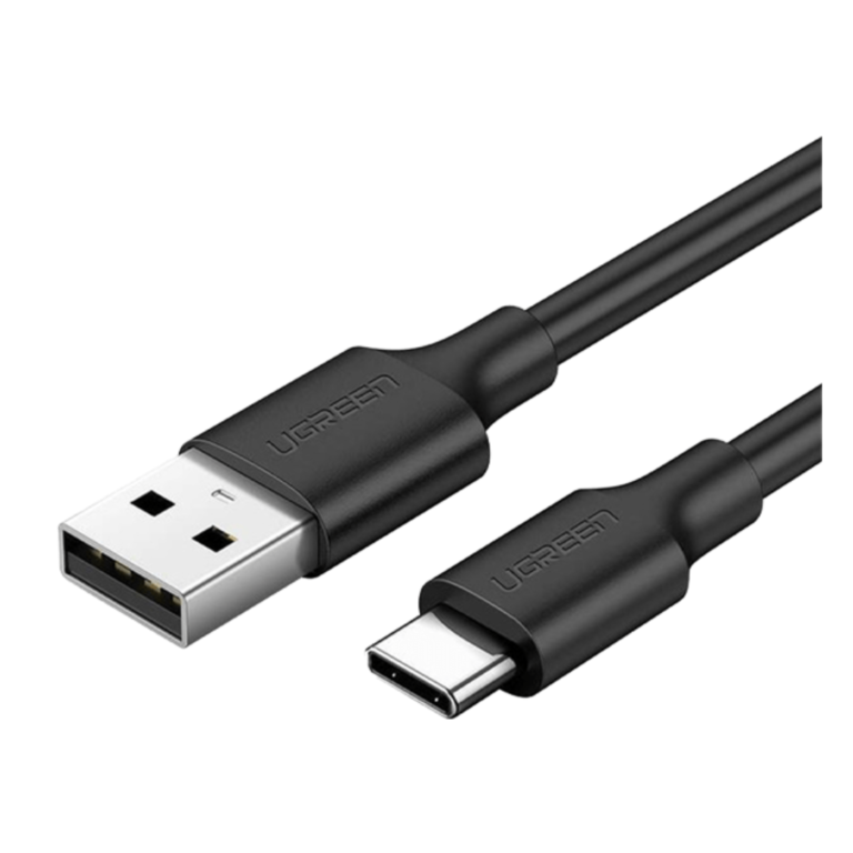 UGREEN USB-A 2.0 to USB-C Cable Nickel Plating 2m (Black)