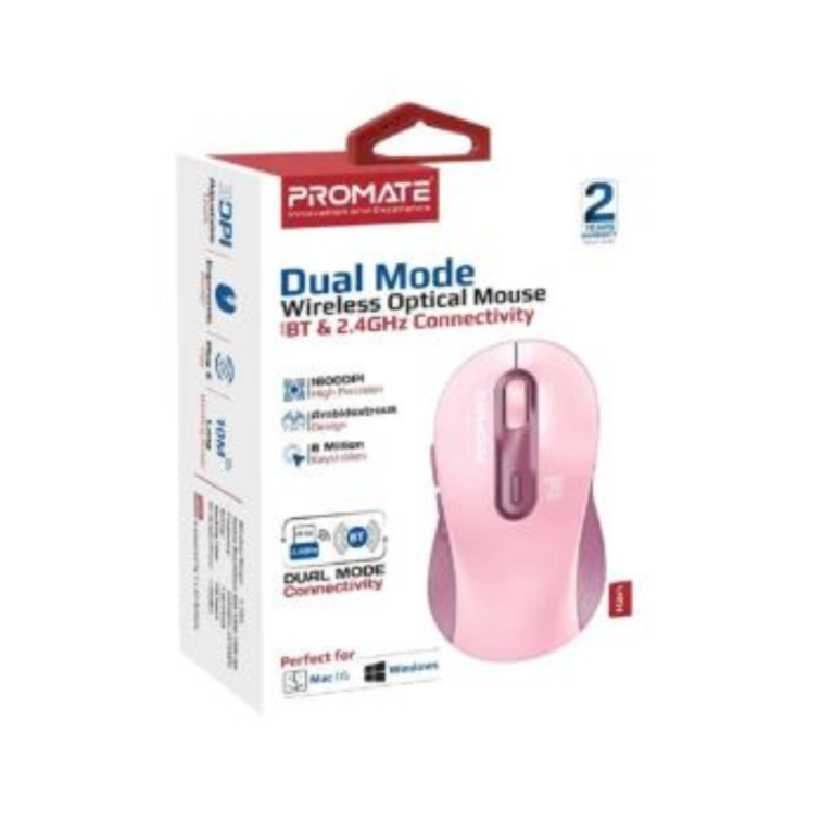 Promate Dual Mode Wireless Optical Mouse