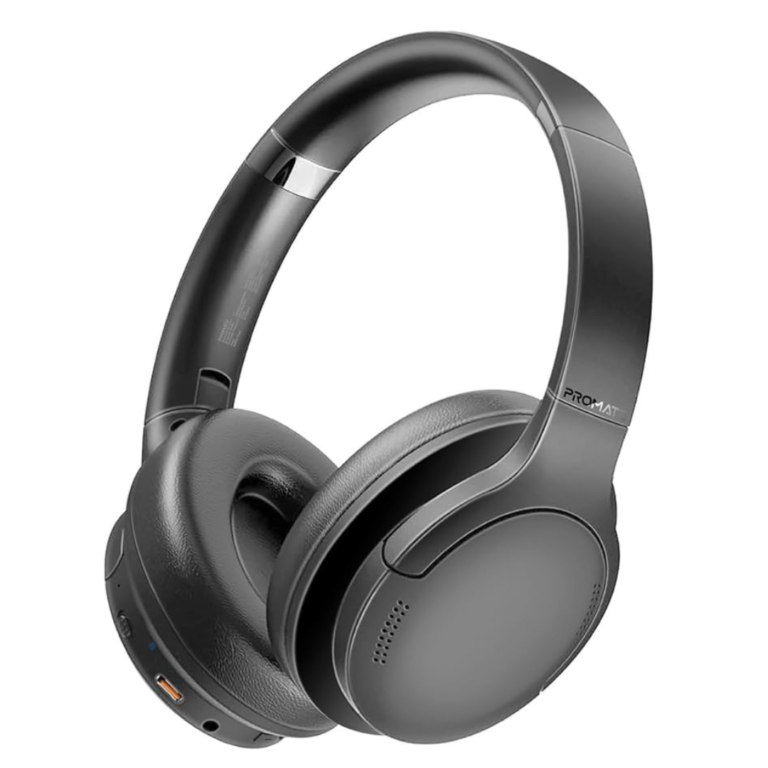 Promate High-Fidelity Stereo Over-Ear Wireless Headphones