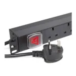 Power Distribution Unit (PDU) UK Sockets 6 Way with UK Plug 