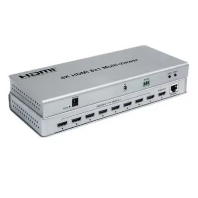 4K HDMI 8x1 Multi-viewer Switcher