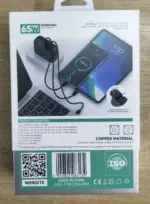 Lightwave 65W laptop and mobile type-c fast charger