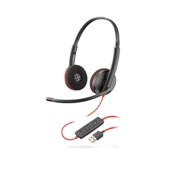 POLY Blackwire C3220 Headset Head-band USB Type-A Black