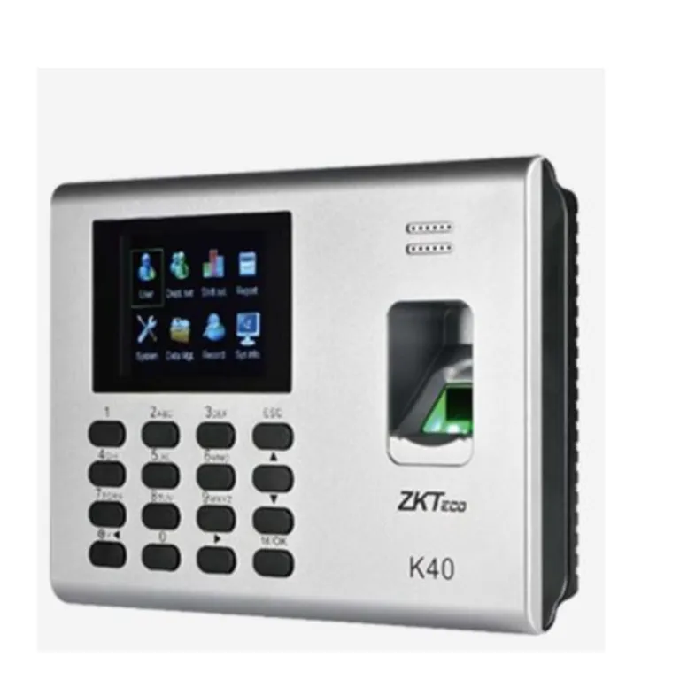 K40 ZK-teco Biometric Time Attendance System with fingerprint ID