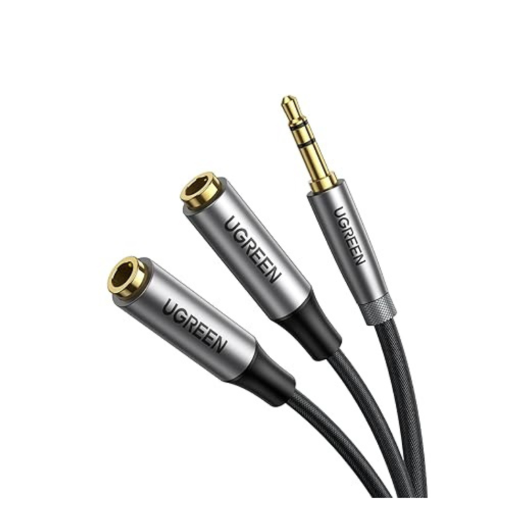 UGREEN 3.5mm Male to 2 Female Audio Cable 20cm