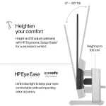 HP Series 5-527sh Height Adjust Monitor