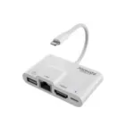 Promate 4 in 1 Lightning Multimedia Hub