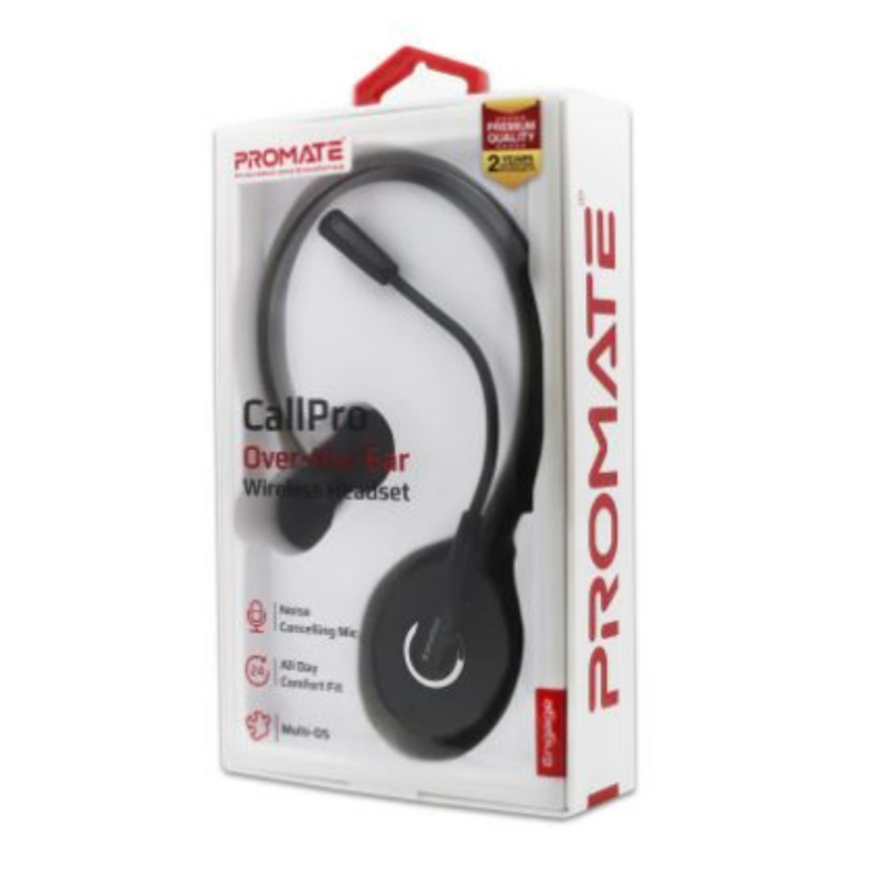 Promate HD Voice Clarity Over Ear Mono Earphone