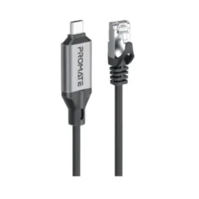 Promate High-Speed USB-C to Gigabit Ethernet Cable