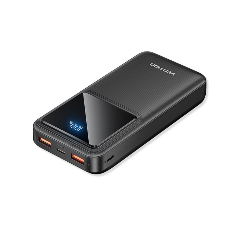 Vention 20000mAh Power Bank (Micro-USB + USB-C + USB-A + USB-A) 22.5W
