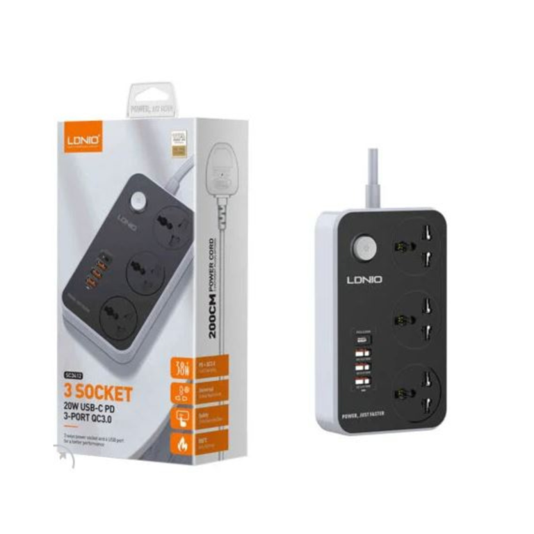 Ldnio SC3412 Fast Charging Power Extension