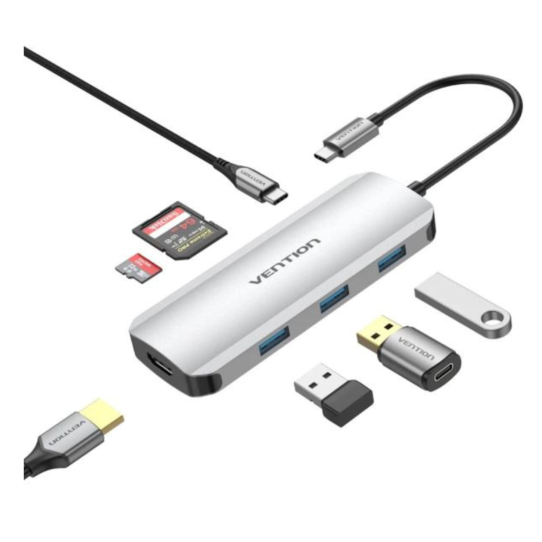 Vention USB C Multi-function 7 in 1 Docking Station