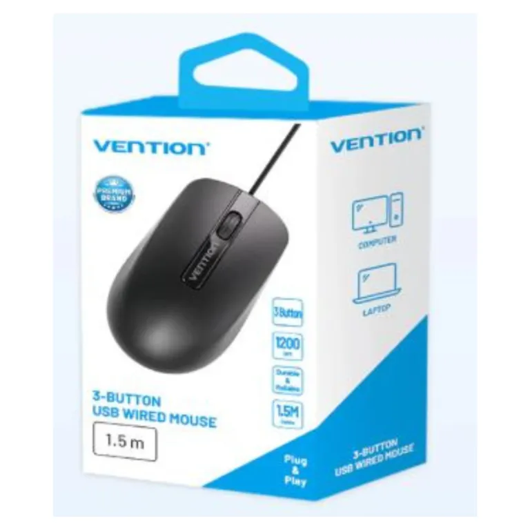 Vention 3-Button USB Wired Mouse