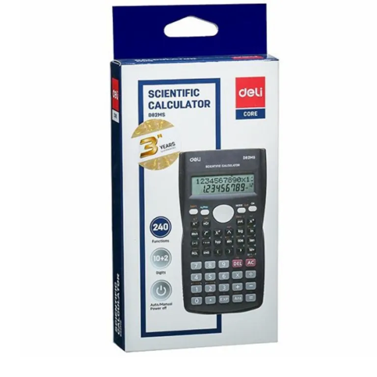 Deli D82MS Scientific Calculator