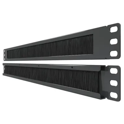 1U Brush Panel 19 Inch