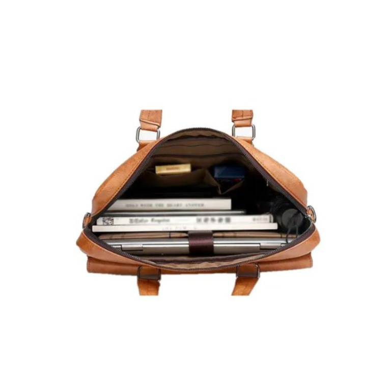 Executive 15.6'' Laptop Carry Case-Brown