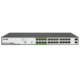 D-Link 28-Port Gigabit Smart Managed PoE Switch with 24 PoE Ports and 4 SFP Ports