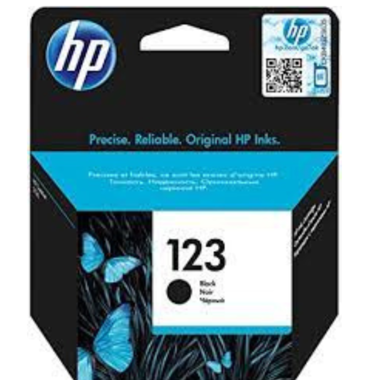 HP Catridges-123 Black Original Ink Cartridge