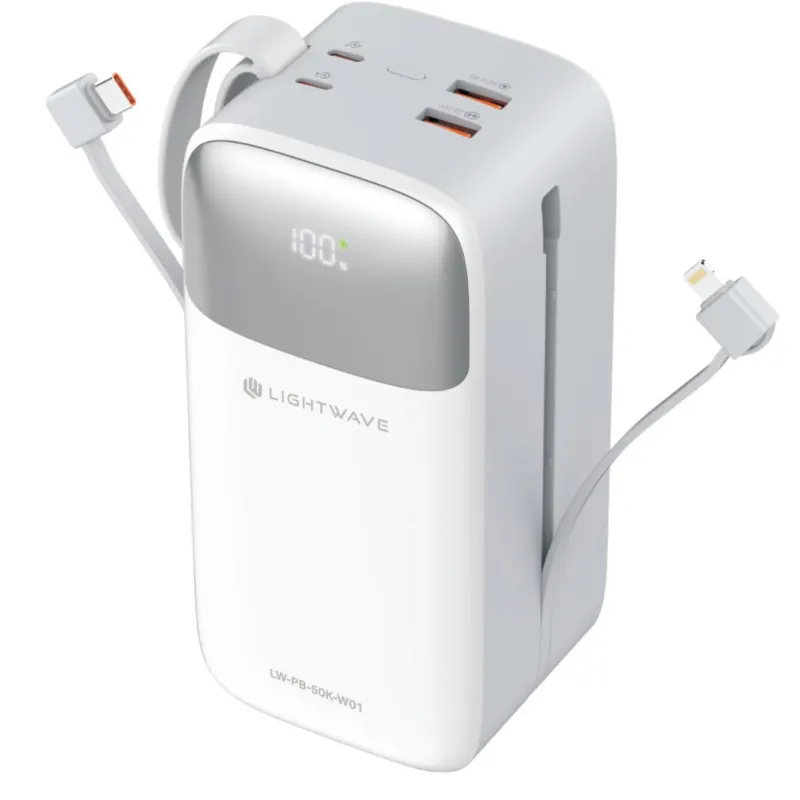 Lightwave LW-PB-50K-W01 50000Mah Mobile Power Bank
