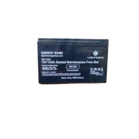 Lightwave 12V/12AH Ups battery-High Performance SMF battery