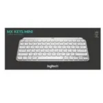 Logitech MX Keys Mini – Advanced Illuminated Wireless Keyboard – Pale Gray