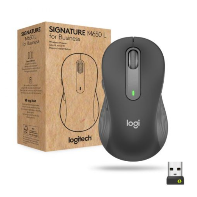 LOGITECH Signature M650 L Wireless Mouse for Business