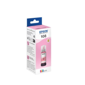 Epson 108 EcoTank Pigment Light Magenta ink bottle