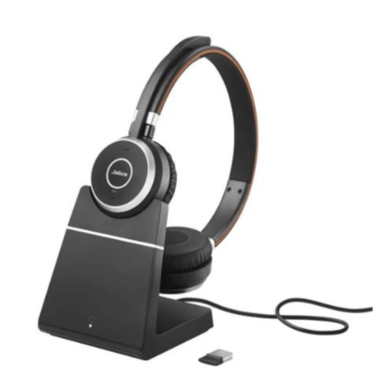 Jabra Evolve 65 MS Stereo Wireless Headset With Charging Stand