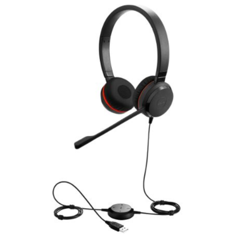 Jabra Evolve 30 II UC Stereo Wired Headset/Music Headphones