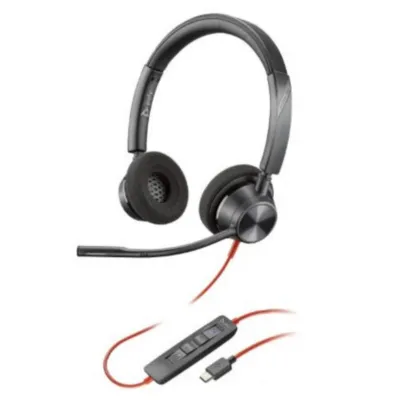 Plantronics Blackwire 3320 USB-A Wired Dual-Ear (Stereo) Headset
