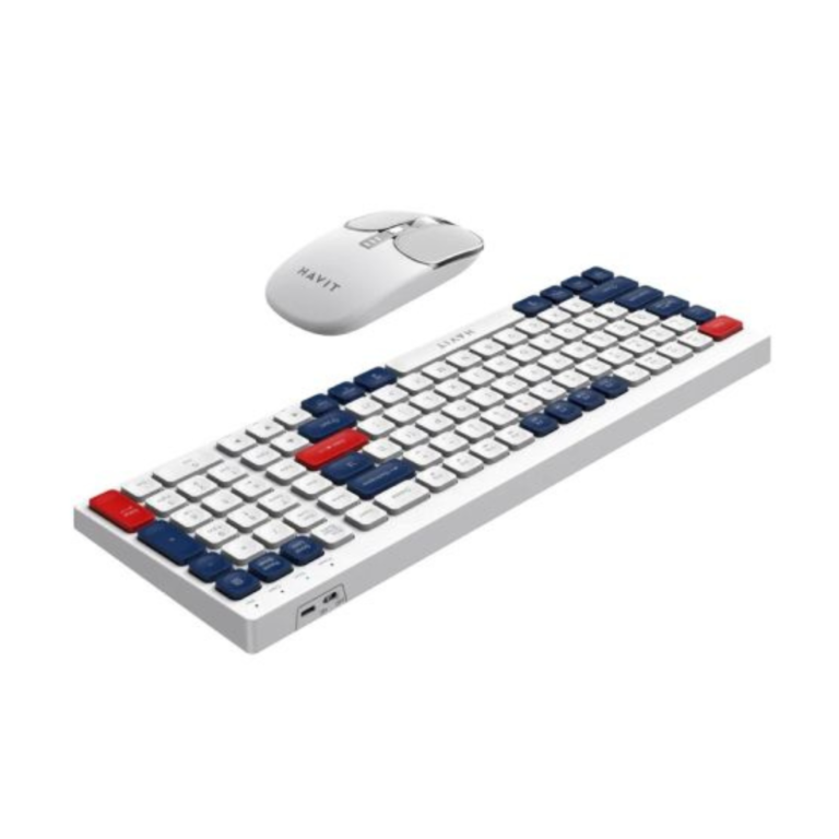 HAVIT KB830WB Dual-Mode Wireless Keyboard and Mouse