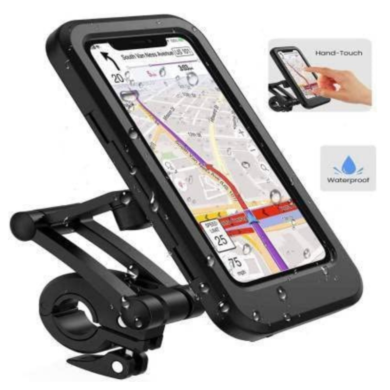 Waterproof Mobile Phone Holder 360 Rotation Motorcycle Phone Case